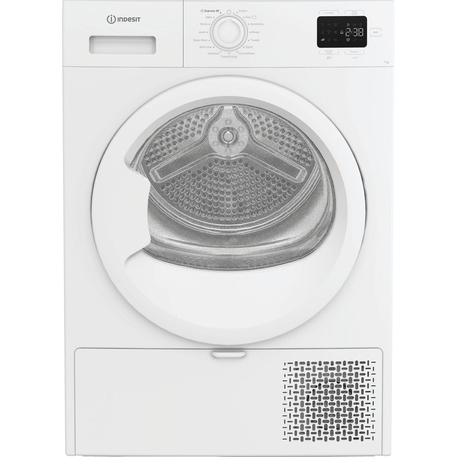 Indesit C YSD 72D WW UK Heat Pump Tumble Dryer 59.8cm x 54.5cm x 84.6cm