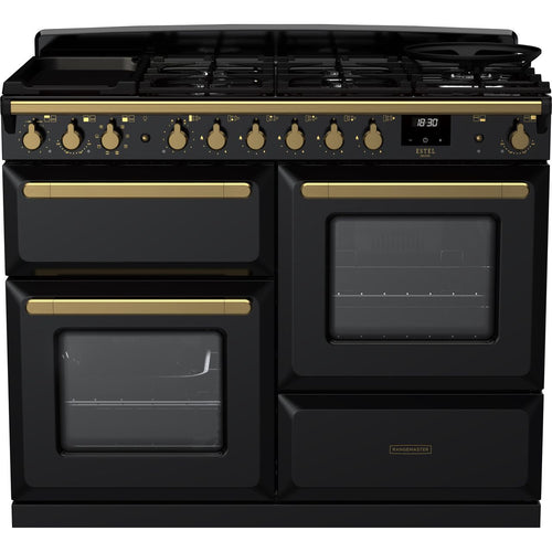 Rangemaster Estel Deluxe ESDLO110DFPGBL/AB1 Dual Fuel Range Cooker 109.2cm x 65.4cm x 89.5cm