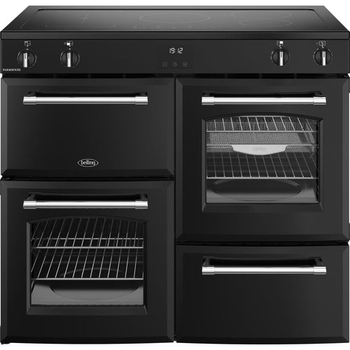 Belling Farmhouse 100Ei 444411832 Electric Range Cooker 99.6cm x 60cm x 90cm