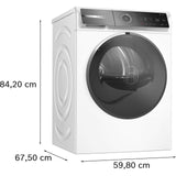 Bosch Series 8 WRB247C9GB Heat Pump Tumble Dryer 59.8cm x 62.7cm x 84.2cm 2