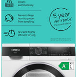 Siemens iQ500 WQ45G203GB Heat Pump Tumble Dryer 59.8cm x 61.3cm x 84.2cm 5