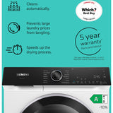 Siemens iQ500 WQ46H2D9GB Heat Pump Tumble Dryer 59.8cm x 61.3cm x 84.2cm 6