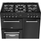 Belling Farmhouse 90DF 444411820 Dual Fuel Range Cooker 89.6cm x 60cm x 90cm 2