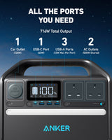 Anker 535 PowerHouse - 512Wh | 500W (refurbished)(90% new) 6