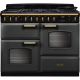 Rangemaster Classic Deluxe CLDLO110DFPSLT/AB1 Dual Fuel Range Cooker 109.2cm x 66.6cm x 89.5cm 1