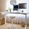 Desky Dual Laminate Sit-Stand Desk 120cm – Electric Height Adjustable 2