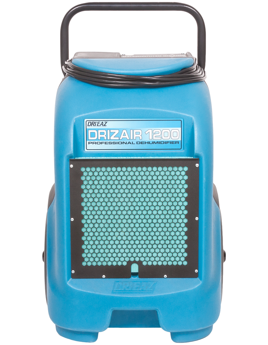 Dri-Eaz DrizAir 1200 Industrial Dehumidifier – 55L/Day High-Performance Drying - 110V & 230V Options