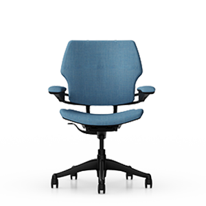Humanscale Freedom Headrest Office Chair – Self-Adjusting Recline, 180kg Certified, Zero Waste