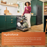 Hotpoint Hydroforce H8F HP51X UK Dishwasher 60cm x 59cm x 85cm 5