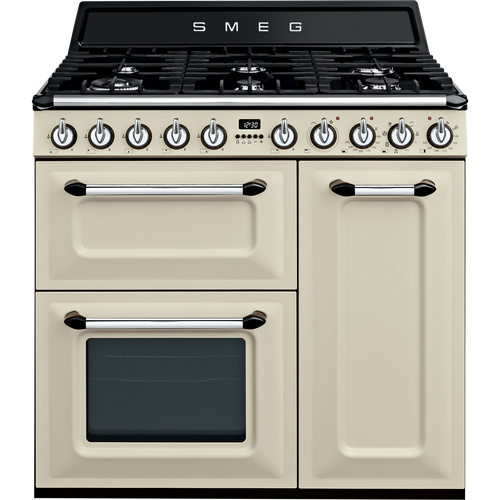 Smeg Victoria TR93P Dual Fuel Range Cooker 90cm x 60cm x 90cm