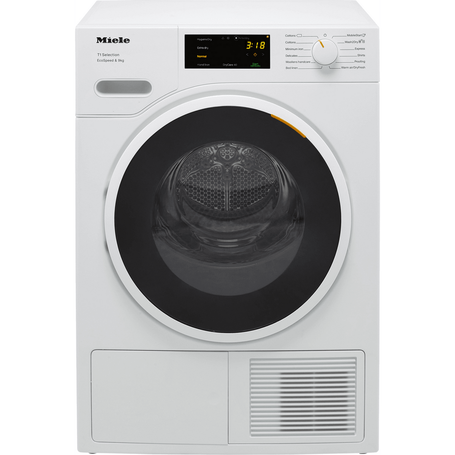 Miele TSH783WP Heat Pump Tumble Dryer 59.6cm x 64.3cm x 85cm