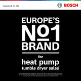 Bosch Series 4 WTH85225GB Heat Pump Tumble Dryer 59.8cm x 61.3cm x 84.2cm 5