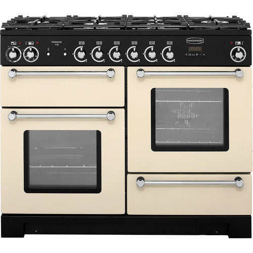 Rangemaster Kitchener KCH110DFFCR/C Dual Fuel Range Cooker 110cm x 60cm x 89.8cm