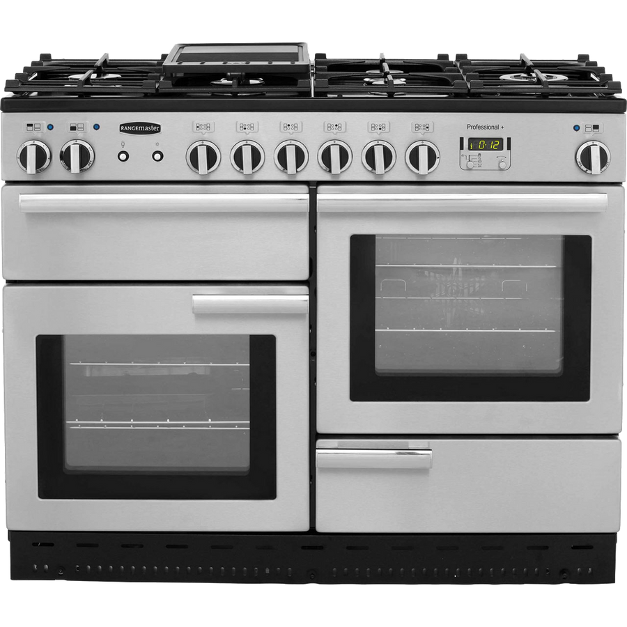 Rangemaster Professional Plus PROP110DFFSS/C Dual Fuel Range Cooker 110cm x 60cm x 89.8cm